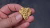 Rare Triangular Natural Gold Nugget From Baja Mexico 23 10 Grams