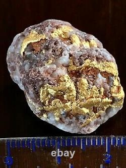 Rare, genuine, natural Australian Gold/ Quartz Nugget Specimen 11.7 grams gross