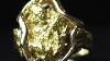 Rl232l Orocal Natural Gold Nugget Ladies Ring