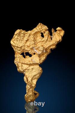 Shaped Like Africa Natural Australian Gold Nugget- 53.6 grams