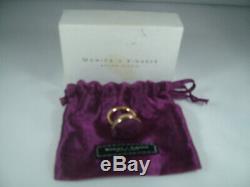 Stunning Rare Monica Vinader Gold Vermeil Huge Natural Ruby Siren Nugget Ring