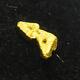 Triangular Twin Gold Crystal Georgetown Australia 0.67 Grams Natural Nugget