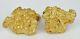 Vintage 22k & 18k Yellow Gold Natural Nugget Style Cufflinks 18.1 Grams