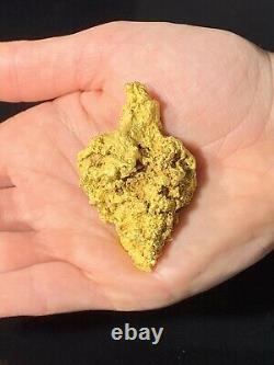 West Australian rare natural gold nugget weight 130.7 grams A Heart Of Gold