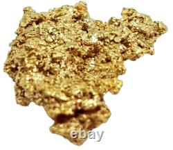 West australian crystalline rare natural pilbara gold nugget weight 0.5 grams