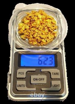 West australian high purity rare natural pilbara fine gold nuggets 62.3 grams