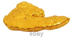 West australian high purity rare natural pilbara gold nugget weight 0.8 grams