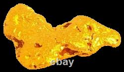 West australian high purity rare natural pilbara gold nugget weight 1.9 grams