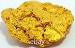 West australian high purity rare natural pilbara gold nugget weight 13.6 grams