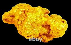 West australian high purity rare natural pilbara gold nugget weight 2.3 grams