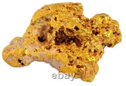 West australian rare shiny quartz natural pilbara gold nugget 3.2 grams