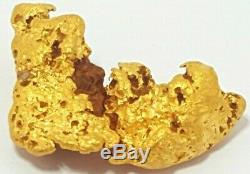 Western australian high purity rare natural pilbara gold nugget weight 4.6 grams