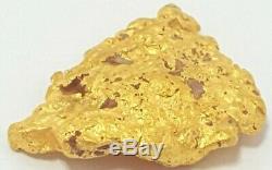 Western australian high purity rare natural pilbara gold nugget weight 5.1 grams