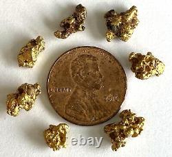 Yellow Gold 7 Natural Nugget 91% 99% Gold Purity 6.3 gr