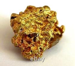 Yellow Gold Natural Nugget 89.23% Au Purity As Per XRF Spectrometer Test 2.1gr