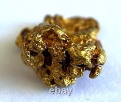 Yellow Gold Natural Nugget 89.23% Au Purity As Per XRF Spectrometer Test 2.1gr