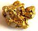 Yellow Gold Natural Nugget 91.21% Au Purity As Per Xrf Spectrometer Test 0.89gr
