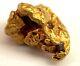 Yellow Gold Natural Nugget 95.97% Au Purity As Per Xrf Spectrometer Test 0.96 Gr