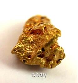 Yellow Gold Natural Nugget 95.97% Au Purity As Per XRF Spectrometer Test 0.96 gr