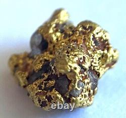 Yellow Gold Natural Nugget 96.27% Au Purity As Per XRF Spectrometer Test 1.23gr